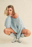 Tally Crochet Spring Sweate  (Color Options)