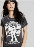 BLONDIE GONNA GET YA BURNOUT RETRO TSHIRT