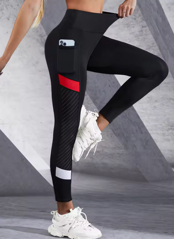 Colorblock Pickle Ball Yoga Pant (Color Option)