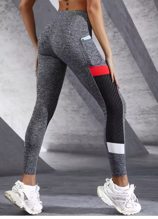 Colorblock Pickle Ball Yoga Pant (Color Option)