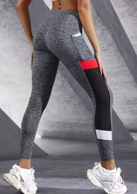 Colorblock Pickle Ball Yoga Pant (Color Option)