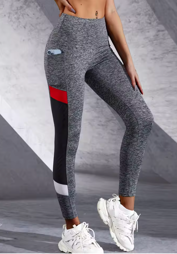 Colorblock Pickle Ball Yoga Pant (Color Option)