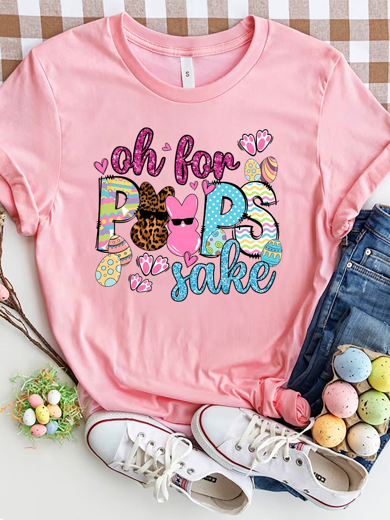 OH FOR PEEPS SAKE  EASTER HOLIDAY T-Shirt (Color Options)